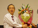 Professor Shibuki delivers last lecture