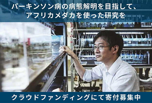 脳病態解析分野松井研究室はパーキンソン病の病態解明を目指しクラウドファンディングを開始します